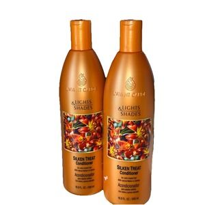 2- L'AVANT GARDE Lights &‎ Shades SILKEN TREAT CONDITIONER 16.9oz Color Treated